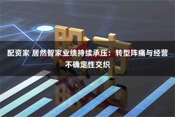 配资家 居然智家业绩持续承压：转型阵痛与经营不确定性交织