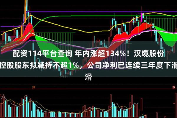 配资114平台查询 年内涨超134%!汉缆股份控股股东拟减持不超1%,公司净利已连续三年度下滑